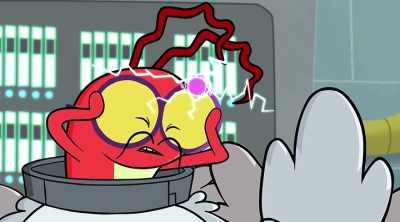 -[narrator] That would be convenient.
-Here's their contact information. - The Epic Tales of Captain Underpants in Space