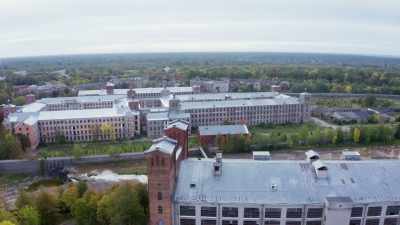 [narrator] The complex grew
to accommodate the thousands
who came to work here. - Mysteries of the Abandoned