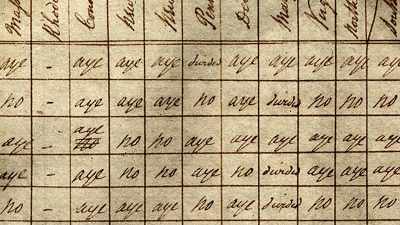 Narrator: The convention adopted
many provisions - Benjamin Franklin