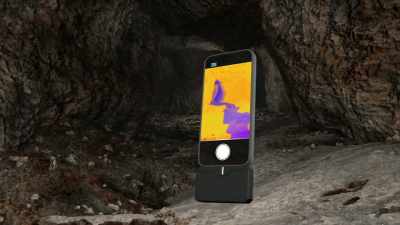 NARRATOR:
The forward‐looking
infrared device, or FLIR, - Beyond Oak Island