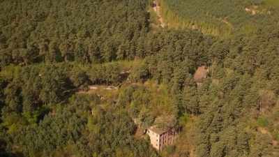 Narrator: The germans
take no chances with the secrets - Secret Nazi Ruins