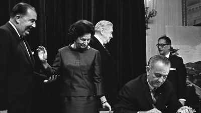 [narrator]
The Highway Beautification Act - First Ladies