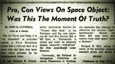 [narrator] The publicity
surrounding the abduction - Alien Abduction: Betty and Barney Hill