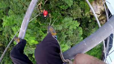 NARRATOR: The rope team
trim the branches - Europe From Above