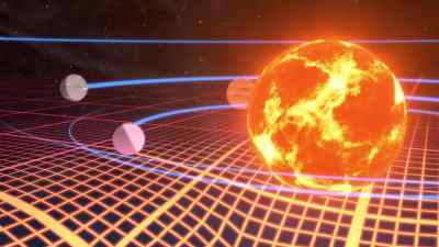 Narrator:
THE STAR HAS FOUR PLANETS. - How the Universe Works