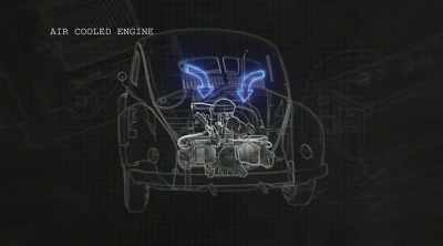 - [narrator] the vw
  signature air cooled engine, - The Cars That Made the World