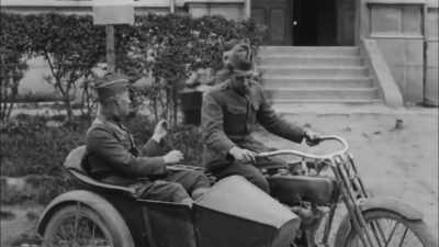 ‐ [Narrator] The war effort
demands more motorcycles - The Machines That Built America