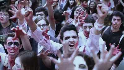 - NARRATOR: The zombie apocalypse's mindless hordes - Zombies! Prepping for the Apocalypse