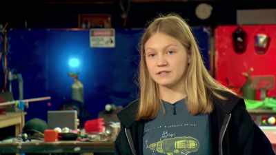 Narrator: THEIR FIRST TEST
MIMICS THE FIRST MYTH SCENARIO, - Mythbusters Jr.