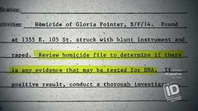 Narrator: THEIR PLAN IS TO
UPLOAD ANY RESIDUAL DNA - The Lake Erie Murders