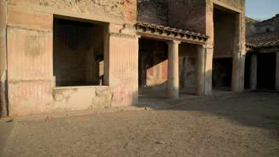 NARRATOR:
Their quest begins behind the scenes. - Lost Treasures of Rome