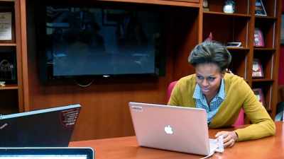 [narrator] Then two years
into the first term, - First Ladies