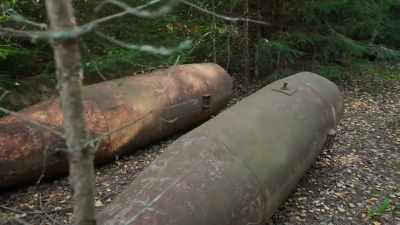 [narrator]
These rusting remains
of military hardware - Mysteries of the Abandoned