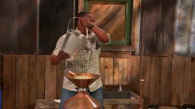  [narrator] they'll go head
  to head in a series... - Moonshiners: Master Distiller