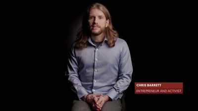 [narrator] This is
Chris Barrett. - The New Corporation: The Unfortunately Necessary Sequel