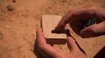 Narrator: This tiny gemstone
is only partially cut. - Dead Sea Scrolls: The Doomsday Prophecy