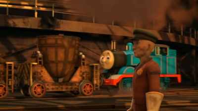 [narrator] Thomas was put 
to work in the Steelworks, - Thomas & Friends: Journey Beyond Sodor