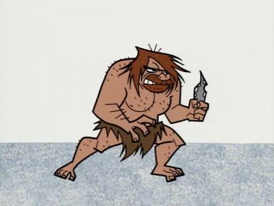 Narrator: Thus we see
how man has evolved - Johnny Bravo