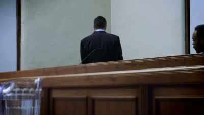 NARRATOR: To illustrate
the theory Lee prepares - An American Murder Mystery: The Staircase