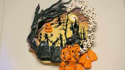 [narrator] Today
on Halloween Cookie Challenge, - Halloween Cookie Challenge