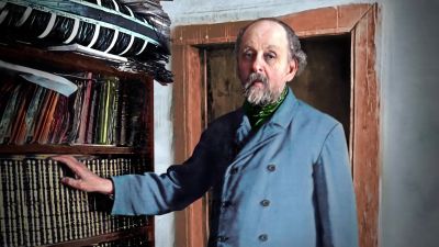 NARRATOR:
What led Tsiolkovsky
and other cosmists - Ancient Aliens