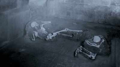  Narrator: When
 archaeologists dug down
 through the pumice layers, - Pompeii: Secrets of the Dead