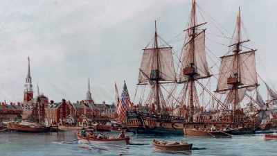 Narrator: When he and Temple
arrived in Philadelphia - Benjamin Franklin
