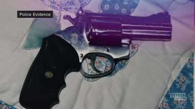 Narrator: When investigators
 discover a .44 magnum, - Mastermind of Murder