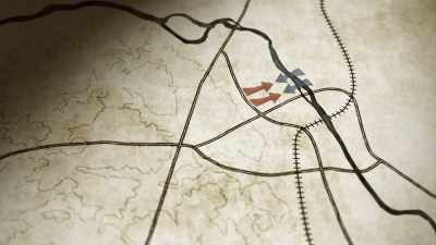 Narrator: While the
battle in town rages, - Blood and Fury: America's Civil War