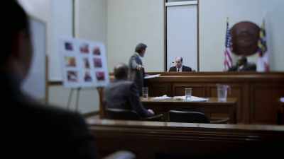 NARRATOR: While the
line of questioning - An American Murder Mystery: The Staircase