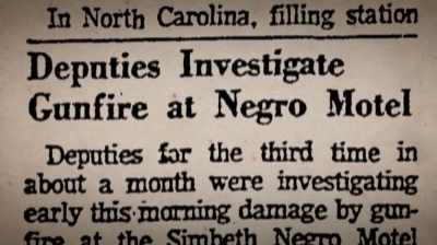 Narrator: White supremacists
attacked the motel simbeth - The Green Book: Guide to Freedom