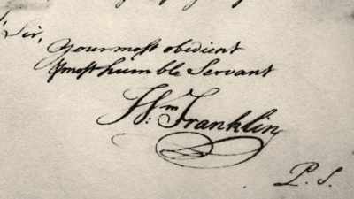 Narrator: William
Franklin had assured his - Benjamin Franklin