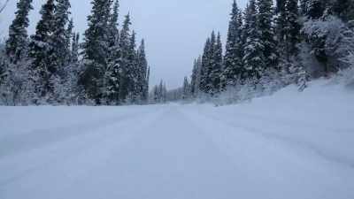 NARRATOR: With inclement
weather preventing the Rowlands - Life Below Zero: Next Generation