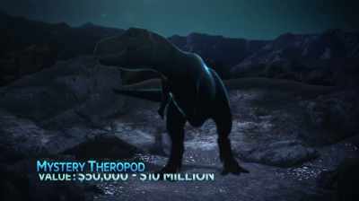Narrator: WITH TEETH
AND SKULL PIECES UNCOVERED, - Dino Hunters
