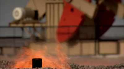 - [Narrator] Working long
hours in the oilfield - Explant