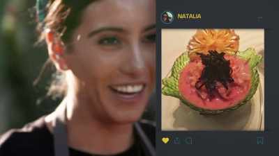 [Natalia] The plating for me
is really important - Chopped Next Gen