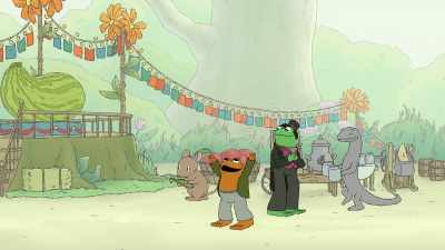 Naturally. A big squash needs a big party. - Frog and Toad