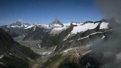 Navigating this
new approach, up a new valley, - The Devil's Climb