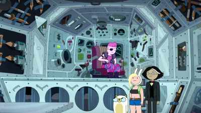 Navigation and artillery
are up here, - Adventure Time: Fionna & Cake