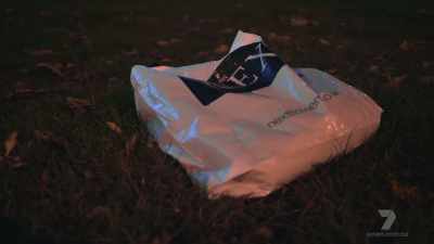 Nearby was her carrier bag - The Real Manhunter