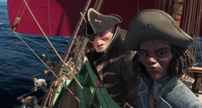 Nearly there, Captain. - The Sea Beast
