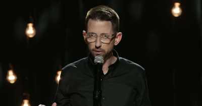 Needless to say, he wasn't approaching
emotional things with a full cup. - Neal Brennan: 3 Mics