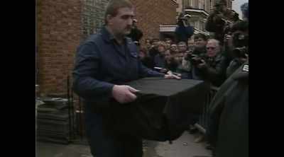 Neighbours watched as their
normally quiet streets - Fred West: The Glasgow Girls