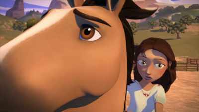 -[neighs]
-[grunts] - Spirit: Riding Free