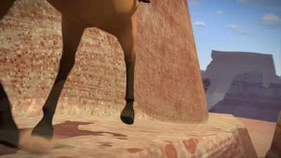 -[neighs]
-Whoa! Ah. Ah! - Spirit: Riding Free