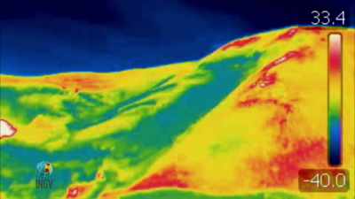 NERI (in Italian): Every thermal image - Europe From Above