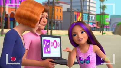 [nervous chuckle]
Terrific. - Barbie: A Touch of Magic