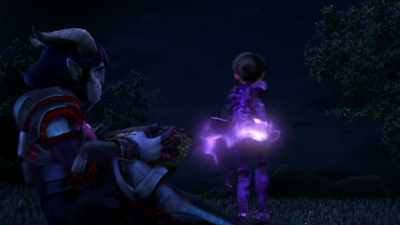 -[nervous chuckle] Yeah.
-Hey, wanna see a new trick I learned? - Wizards: Tales of Arcadia