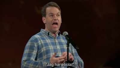 [nervous laughter] - Mike Birbiglia: Thank God for Jokes
