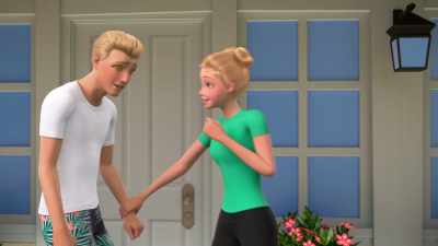 [nervous laughter] - Barbie: A Touch of Magic